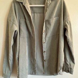 Kendall & Kylie Light Green Jacket